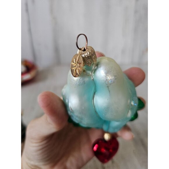 Radko lovey dovey Dove bird heart morning ornament vintage Xmas tree - Picture 7 of 11